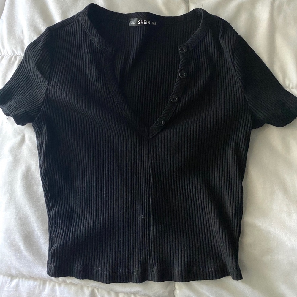 Black Crop Top